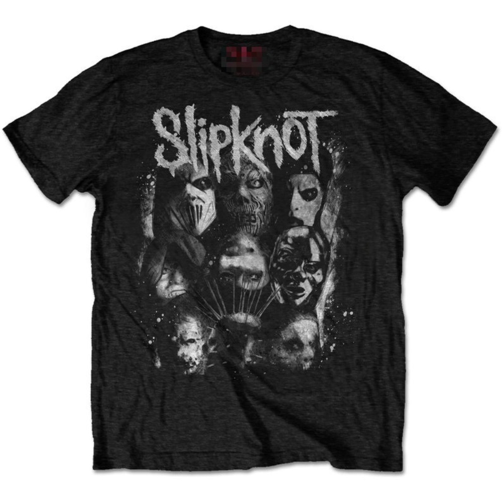 Slipknot We Are Not Your Kind White Splatter Black T-shirt